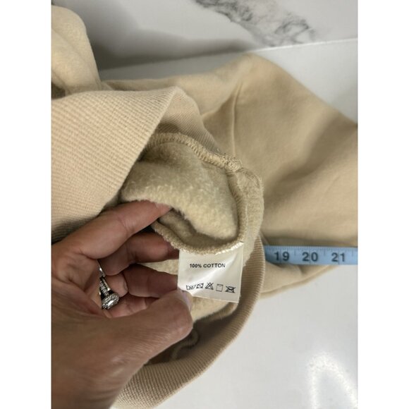 Named Collective Anime Girl Beige Cotton Hoodie Anime Sz S Rare - Picture 8 of 10